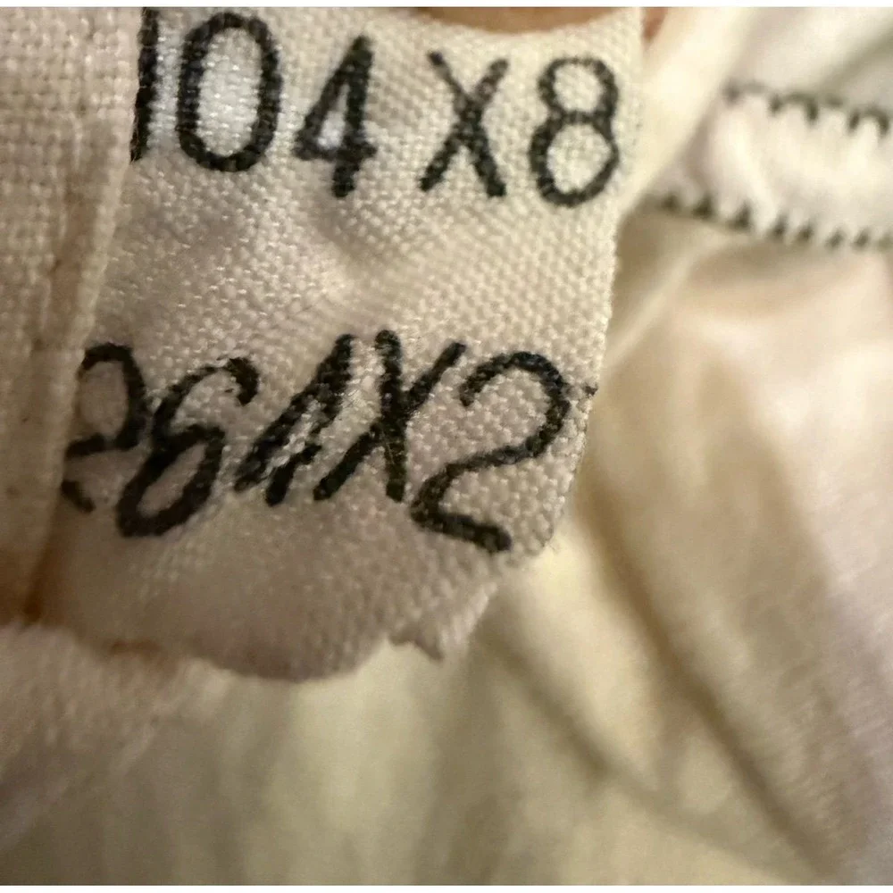 Vintage appliqué duvet cover.